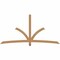 Ekena Millwork Davenport Timber Gable Bracket, Western Red Cedar, 96"W x 48"H x 3 1/2"D x 3 1/2"F, 12/12 Pitch GBW096X48X0404DAV00SWR - alternate 1
